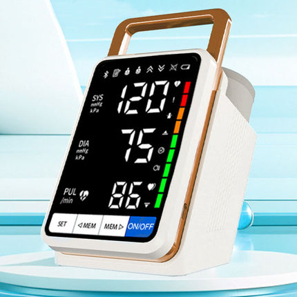 Blodtrycksmätare för överarmen – Användarvänlig med LCD-skärm och uppladdningsbart batteri