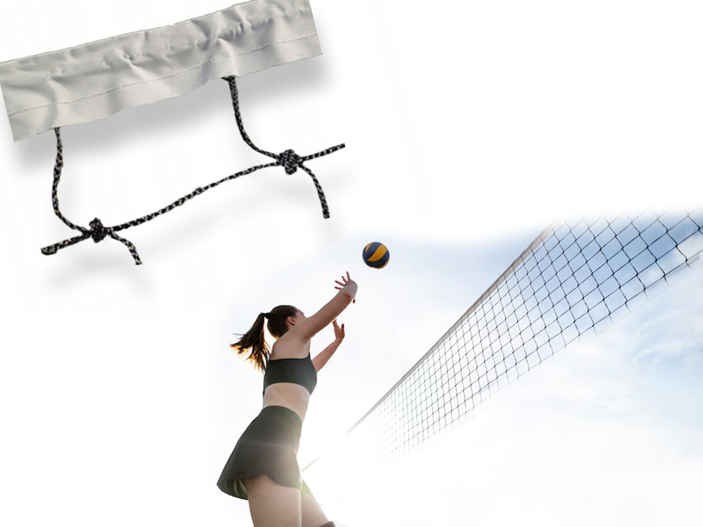 Stort Volleyballnet - 9,5 x 1m med Opbevaringstaske