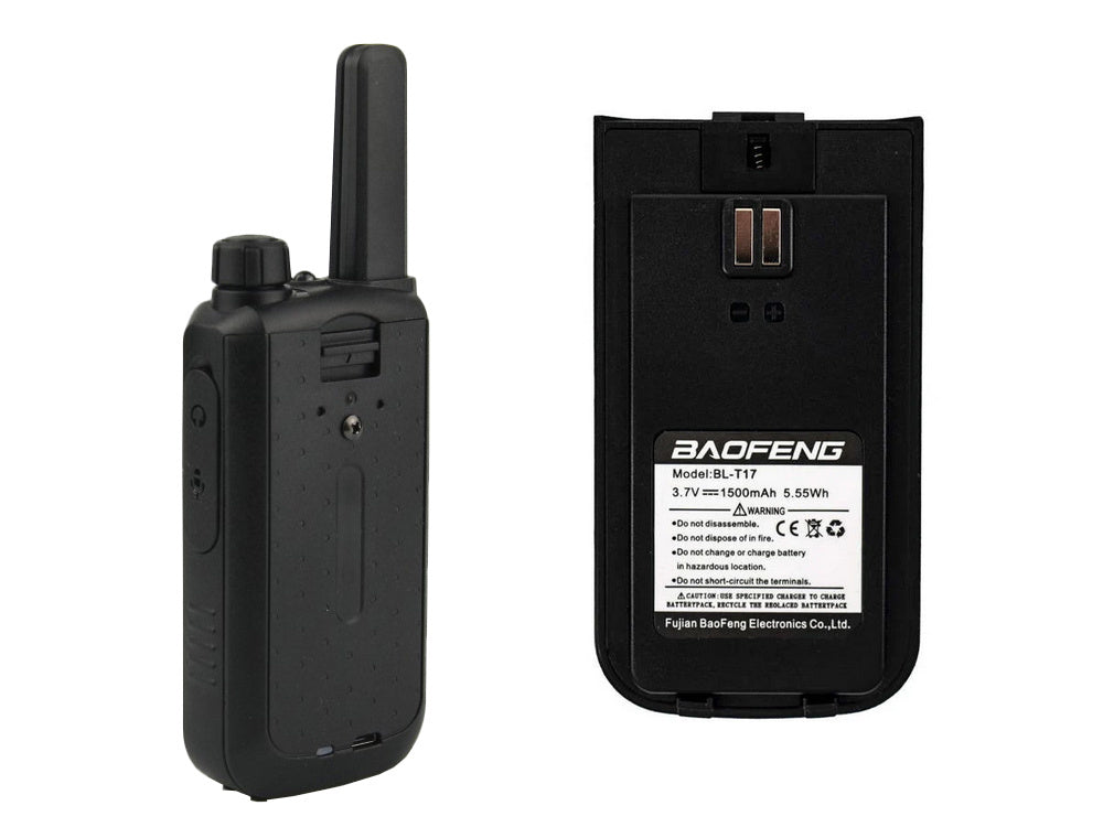 Walkie Talkie Sæt - 2 stk - KRAFTIGT rækkevidde