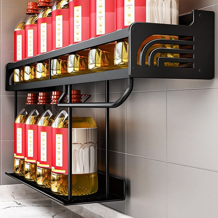 Kökshylla + torkställning och krokar – Retrodesign och robust förvaring