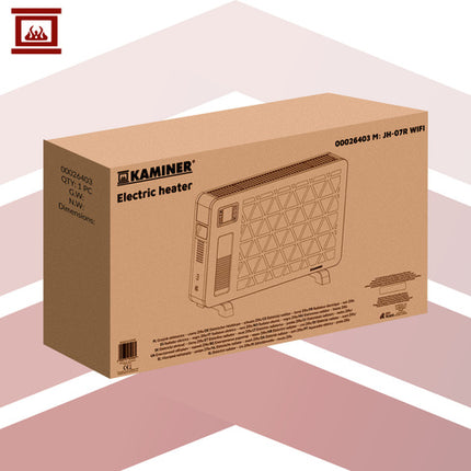 El radiator 2300W Wi-Fi, Fjernbetjening og Turbo Varmefunktion