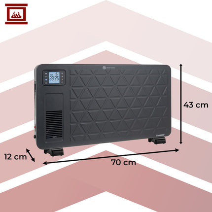 El radiator 2300W Wi-Fi, Fjernbetjening og Turbo Varmefunktion