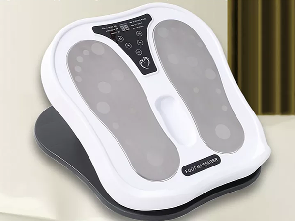 Elektrisk Fodmassager med Elektrostimulering, Varme & Fjernbetjening