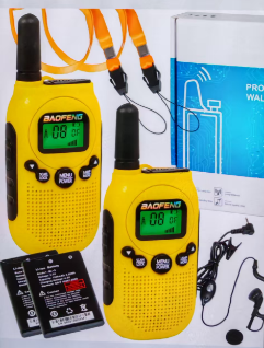 Walkie Talkie Sæt – Rækkevidde op til 5 km