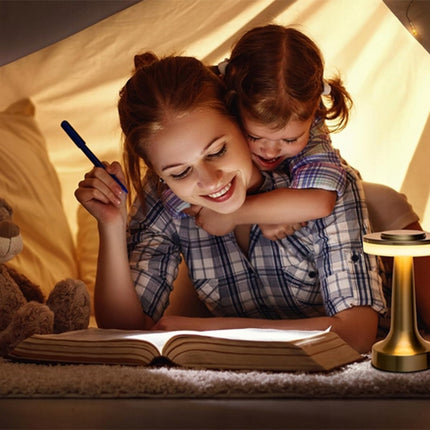 Touch trådlös bordslampa med 3 ljusinställningar 