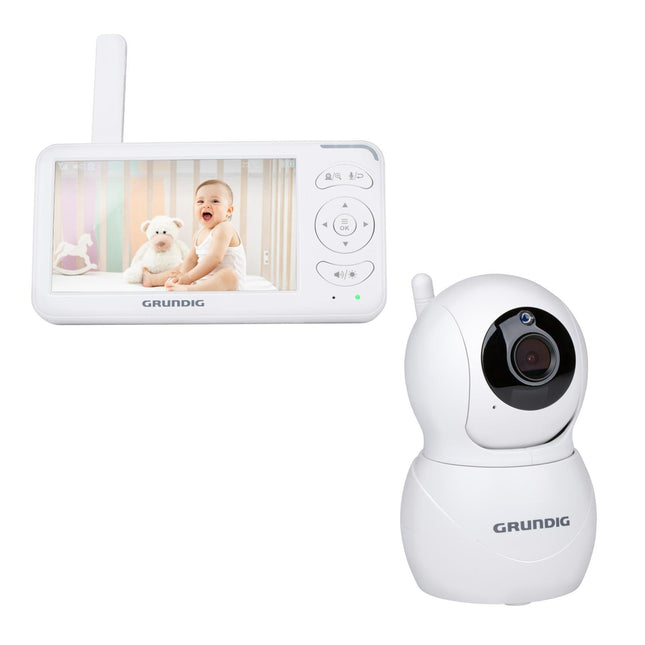 Grundig Video Babyalarm med 5” Skærm, Nattesyn,