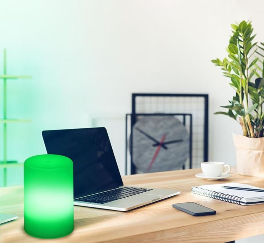 Genomgående trådlös lampa - som kan lysa i alla möjliga färger inkl. fjärrkontroll