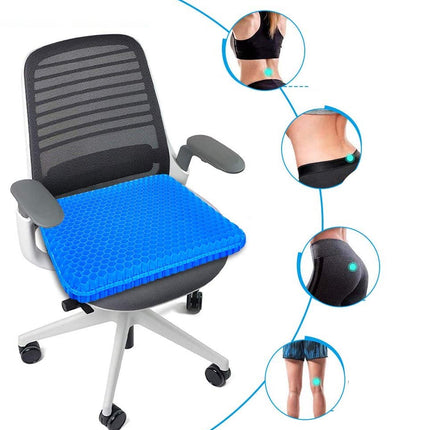 Ergonomisk Siddepude med Gel og Bikubestruktur – Øget Komfort Hele Dagen