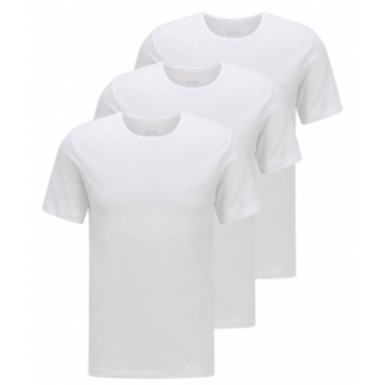 Hugo Boss T-shirts 3 st. paket Vit med rund hals