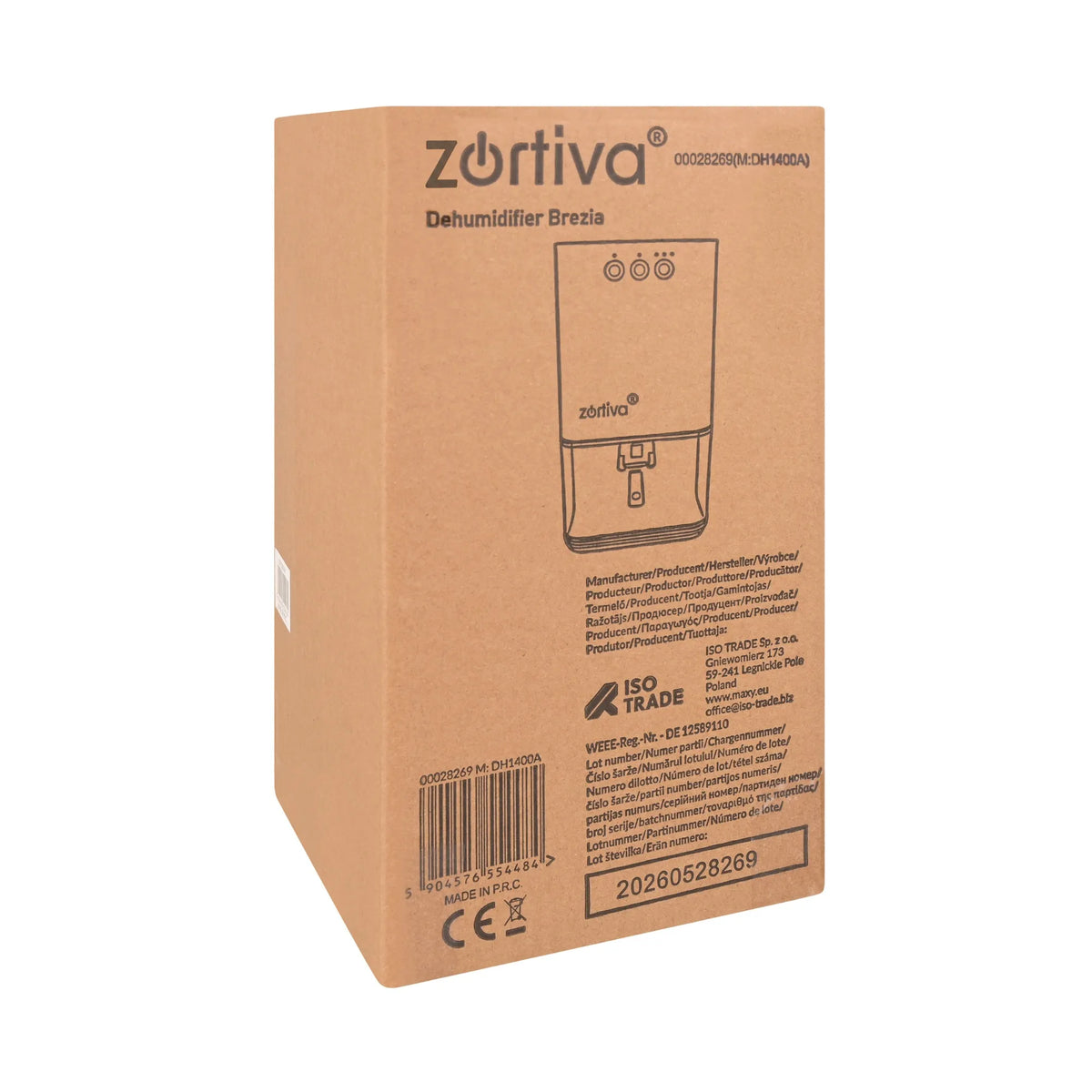 Zortiva Brezia Affugter 36W Hvid