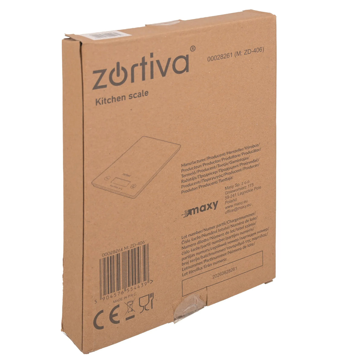Zortiva Digital Køkkenvægt 5 kg 1 g