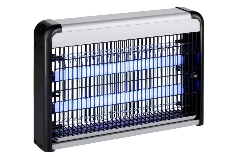 Grundig elektrisk insektslampa med UV-ljus och kedja – Täcker upp till 20 m²