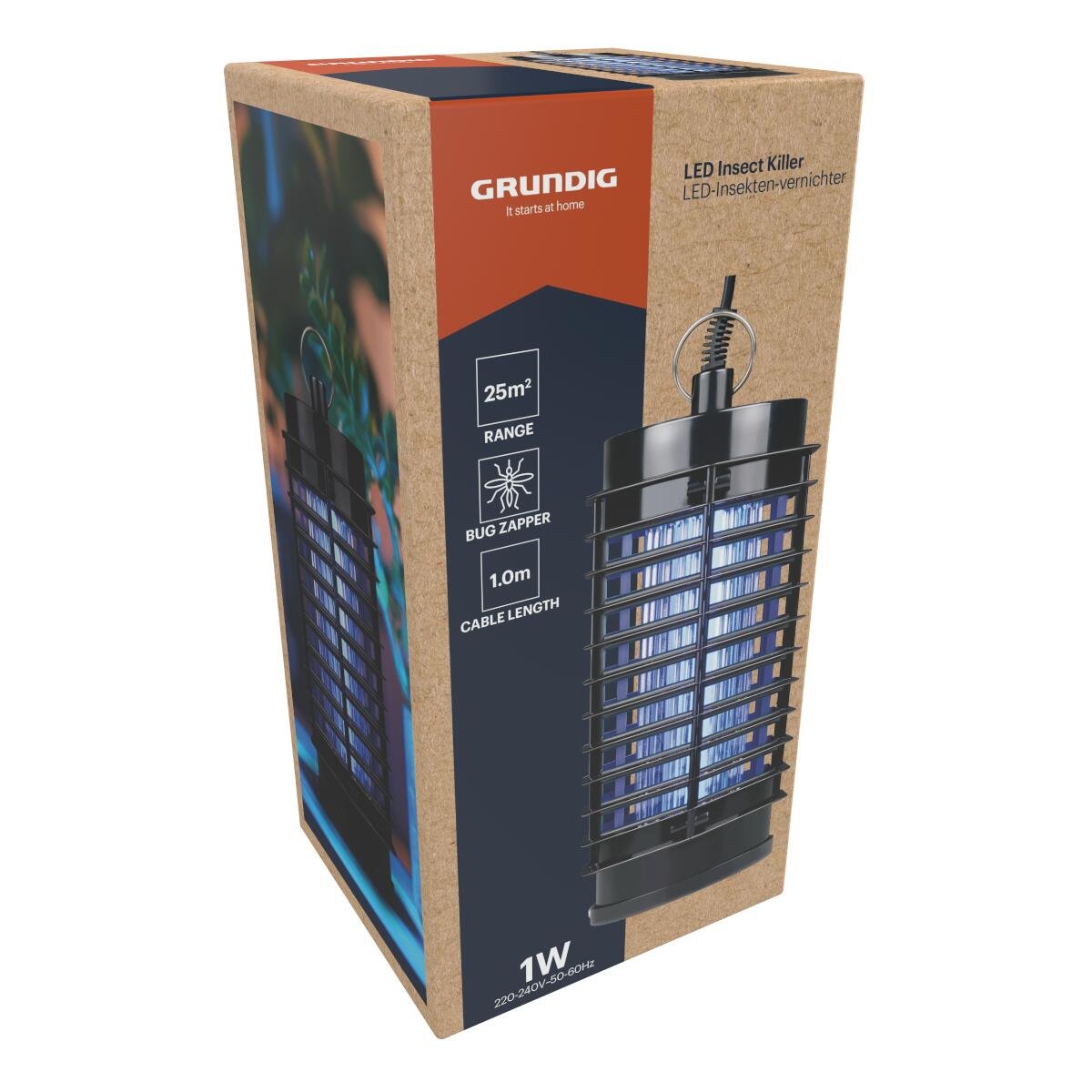 Grundig myggdödare med UV-ljus – För hemmet, kontoret och campingen