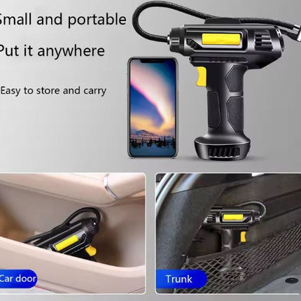 Trådløs digital kompressor/Dækpumpe Genopladelig