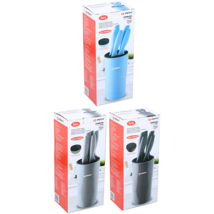 Alpina Knivsæt inkl. holder - udført i rustfri stål