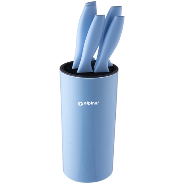 Alpina Knivsæt inkl. holder - udført i rustfri stål