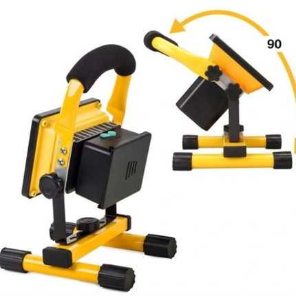 Genopladelig LED Arbejdslampe 30W med Stander og 3 Lysfunktioner – IP65