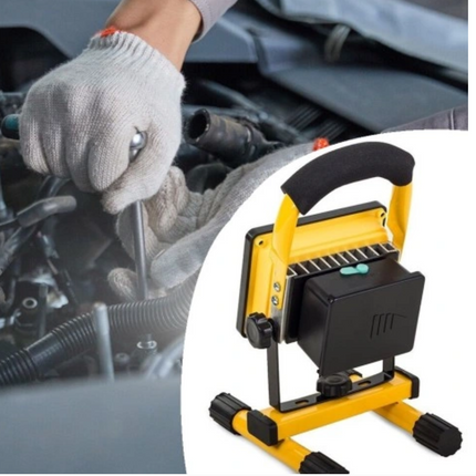 Genopladelig LED Arbejdslampe 30W med Stander og 3 Lysfunktioner – IP65