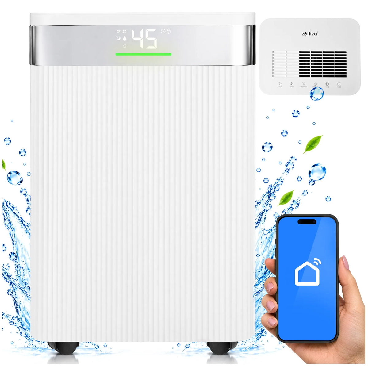 Zortiva Brisoo 2000 Affugter 330W Hvid