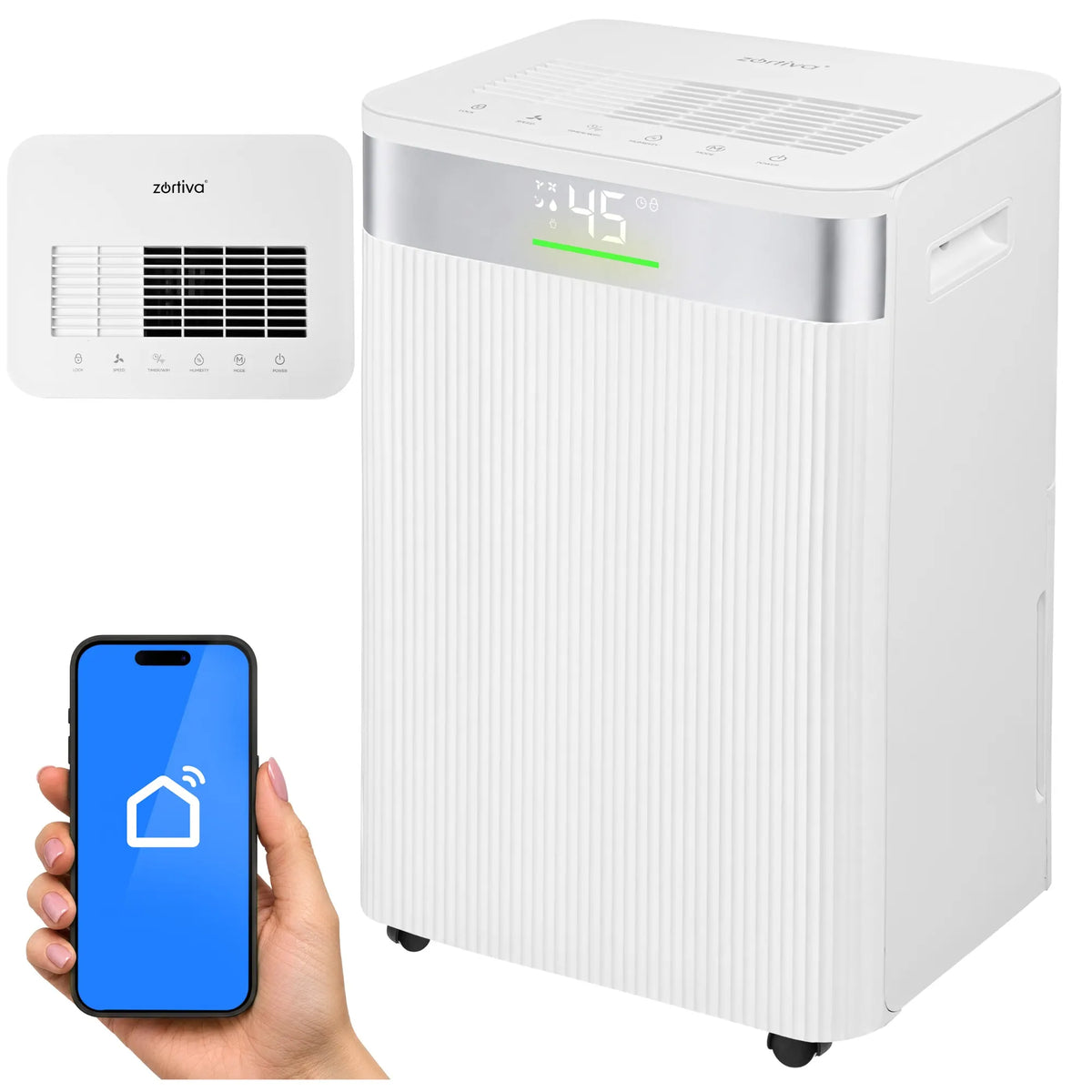 Zortiva Brisoo 2000 Affugter 330W Hvid
