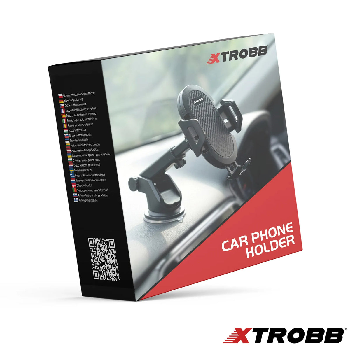Telescopic Car Phone Mount with Suction Cup