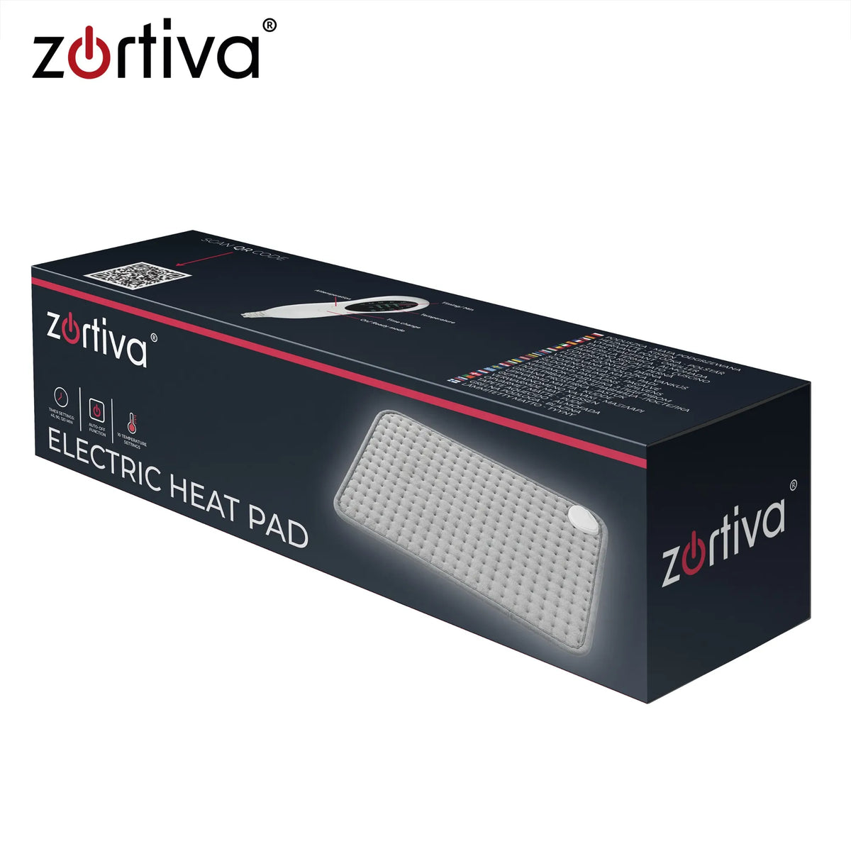 Zortiva Varmepude 60x30 cm 85W Grå