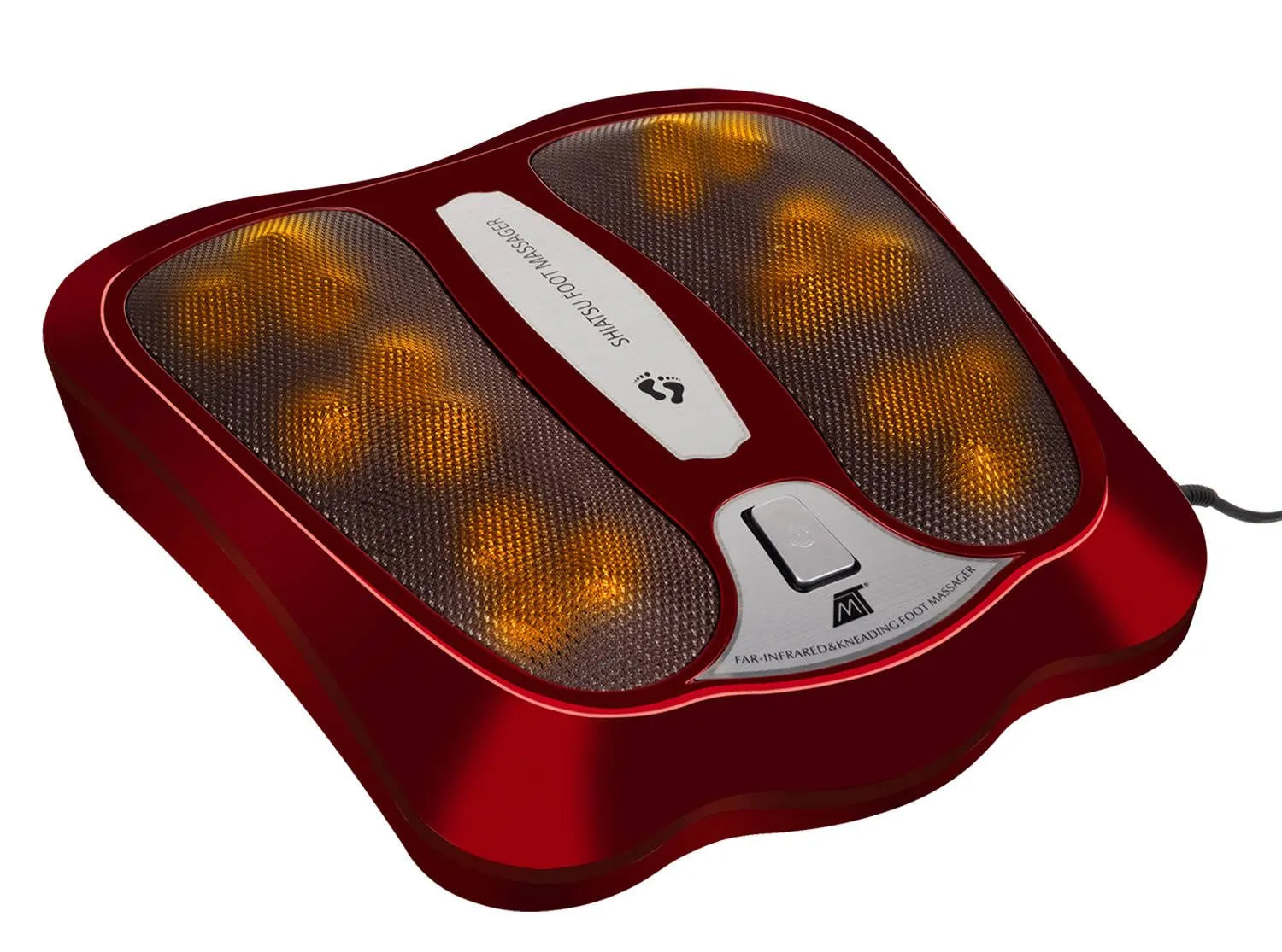 Shiatsu Fodmassageapparat med Varme – 18 Massagehoveder & Infrarød Varme
