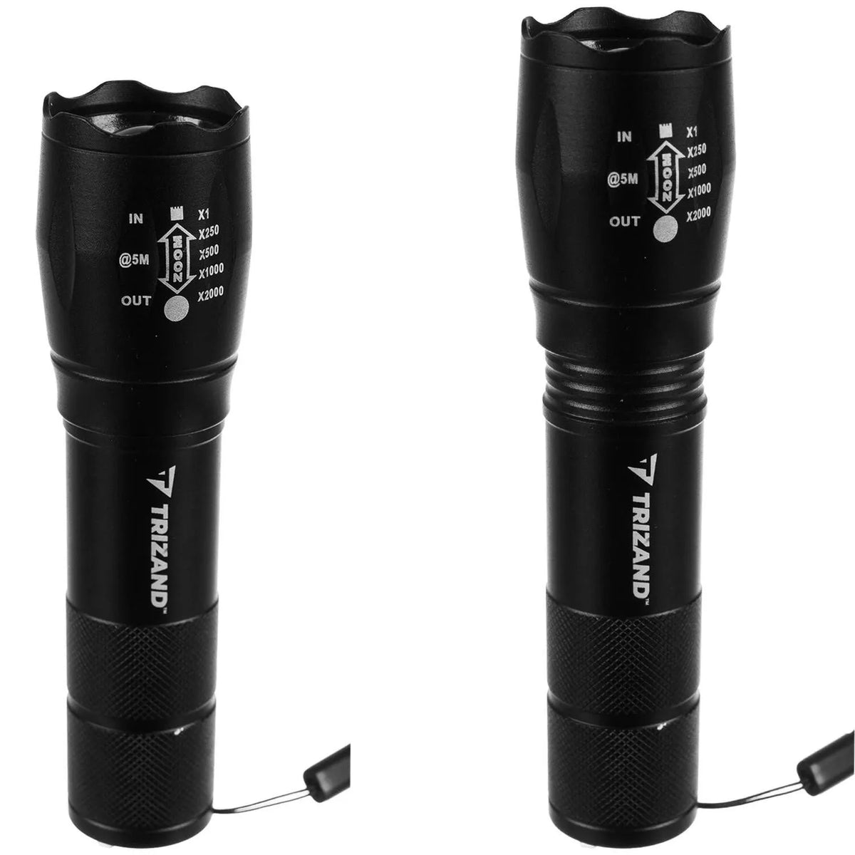 Uppladdningsbar LED Ficklampa med CREE T6 – Zoom, 3 Ljusfunktioner & USB Laddning