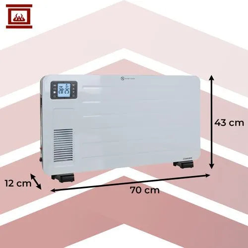 Elradiator 2300W Wi-Fi, fjärrkontroll och turbovärmefunktion