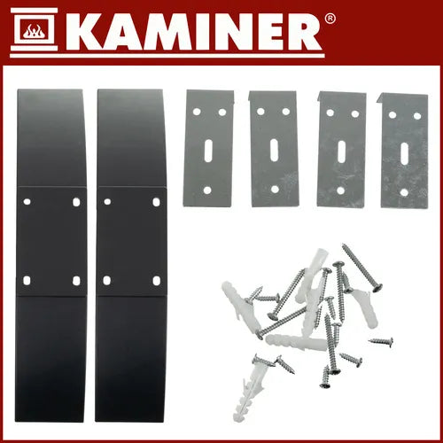 Kaminer Zelva 26572 Glas Elradiator 2500W Sort