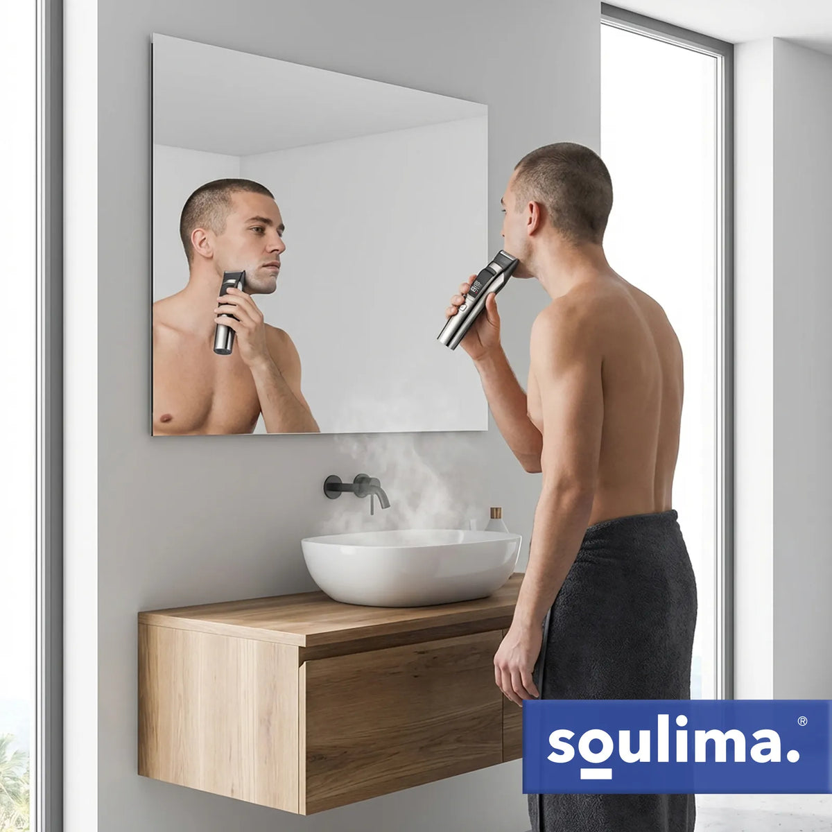 Soulima 27313 8-i-1 Hårklipper og Trimmer