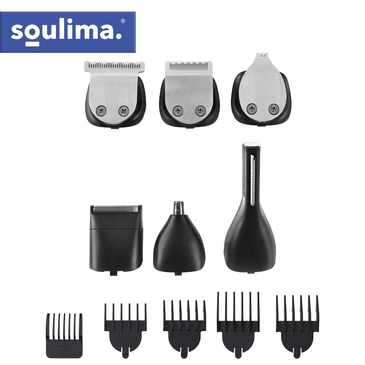Soulima 27313 8-i-1 Hårklipper og Trimmer