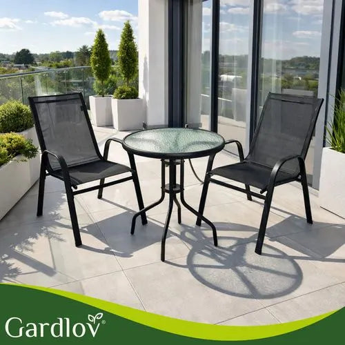 Trädgårdsstolar – 2 stolar för terrass, balkong och trädgård