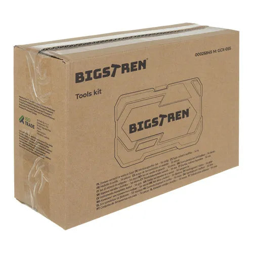Bigstren 26845 Værktøjssæt i Kuffert 56 Dele