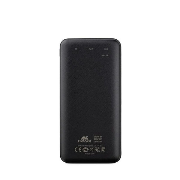 Powerbank 20000 mAh för mobil med USB-C och Normal USB