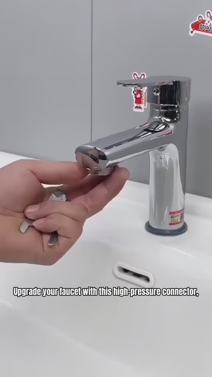 Läs in video: Flexibel kranförlängare i krom – 1080° vridbar
