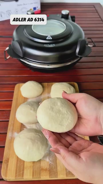 Indlæs video: Pizzaovn med Pizzasten – Klar Pizza på 4-5 Minutter