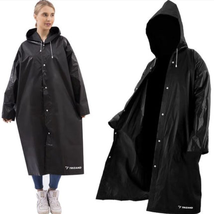 Regnfrakke til kvinder og mænd, leveres i universal størrelse
