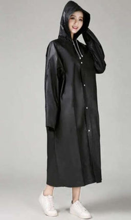 Regnfrakke til kvinder og mænd, leveres i universal størrelse