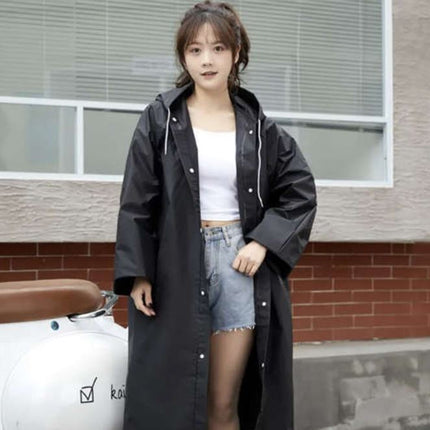 Regnfrakke til kvinder og mænd, leveres i universal størrelse