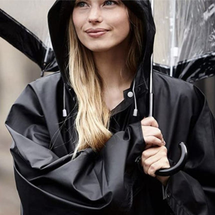 Regnfrakke til kvinder og mænd, leveres i universal størrelse