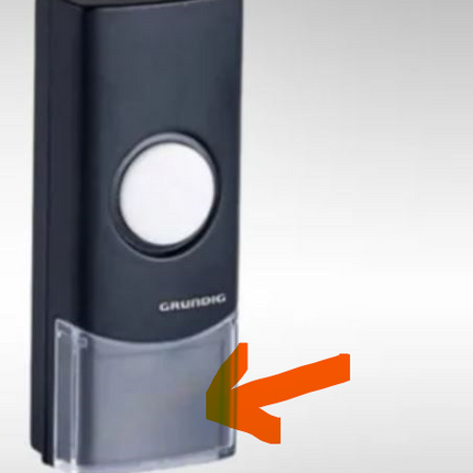 Grundig trådløs ringklokke til hjemmet inkl.  6 forskellige ringe toner