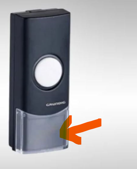 Grundig trådløs ringklokke til hjemmet inkl.  6 forskellige ringe toner