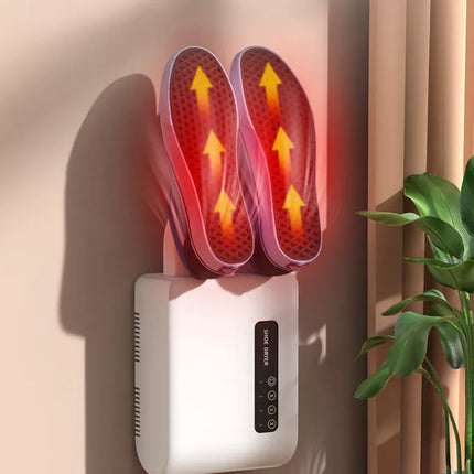 Skotork och fotvärmare – väggmonterad, roterbar och tidsstyrd