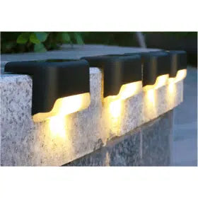 Solar-LED trapp- och staketljus - 4 st. Uppsättning