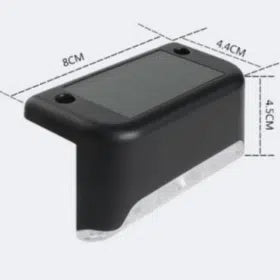 Solar-LED trapp- och staketljus - 4 st. Uppsättning