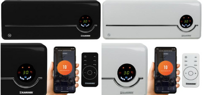 Värmefläkt 2000W med Wi-Fi och fjärrkontroll – Smart väggmonterad värmefläkt