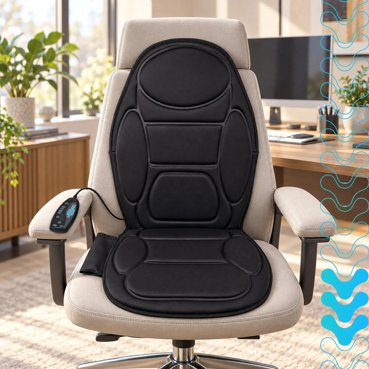 Vibrating Massage Mat with Heat for Chairs