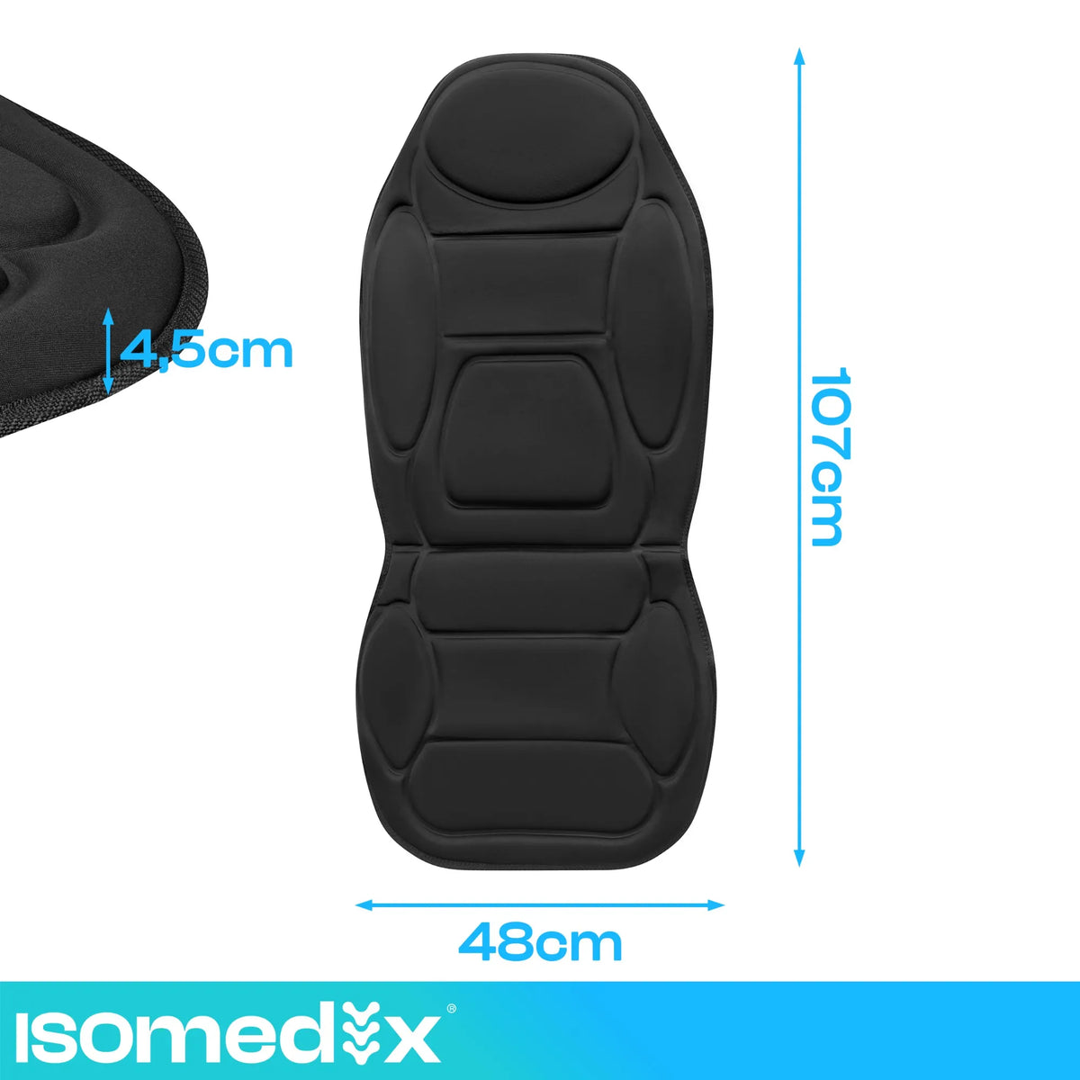 Vibrating Massage Mat with Heat for Chairs