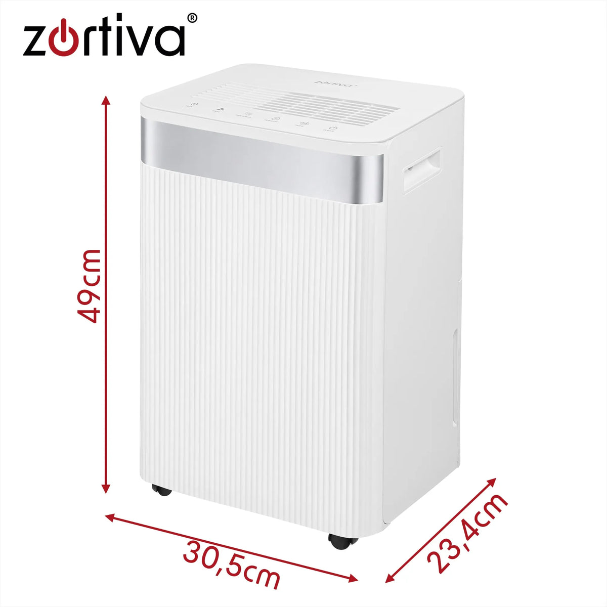 Zortiva Brisoo 2000 Affugter 330W Hvid